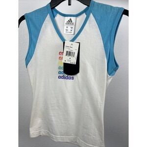 Adidas Girls Roller Rink Vneck Tank Top Size Small NWT